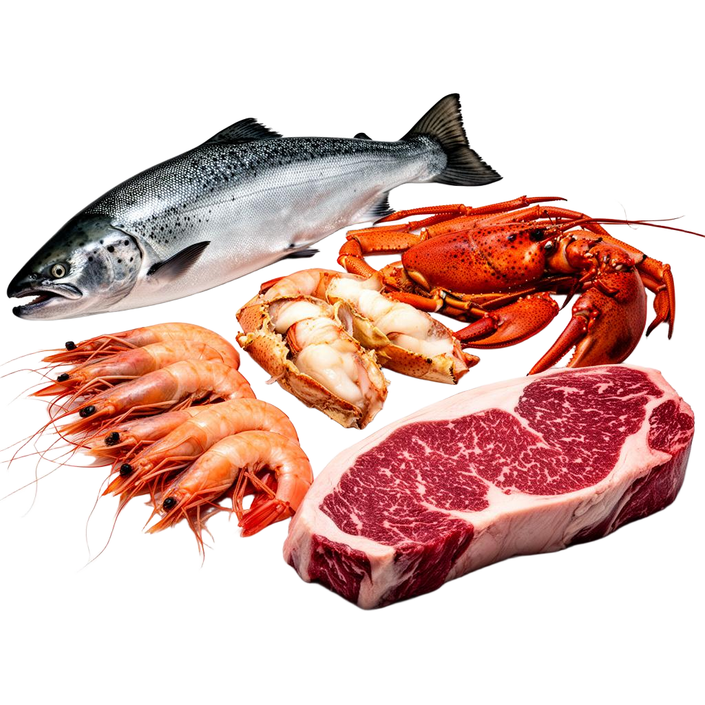 Imported Seafood & Meat